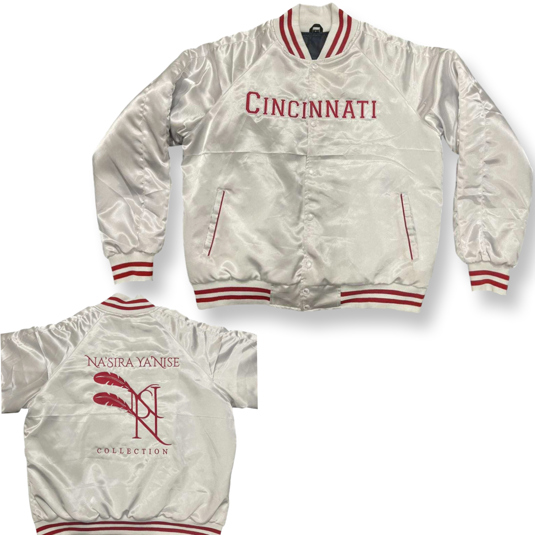 NYC Cincinnati Varsity baseball bomber Jacket