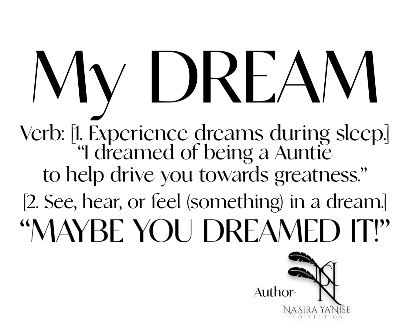 NYC Reality Collection Dream Auntie t-shirt