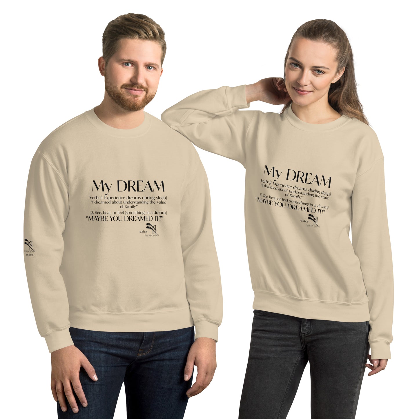 NYC Reality Collection Unisex Dream Family Sweatshirt