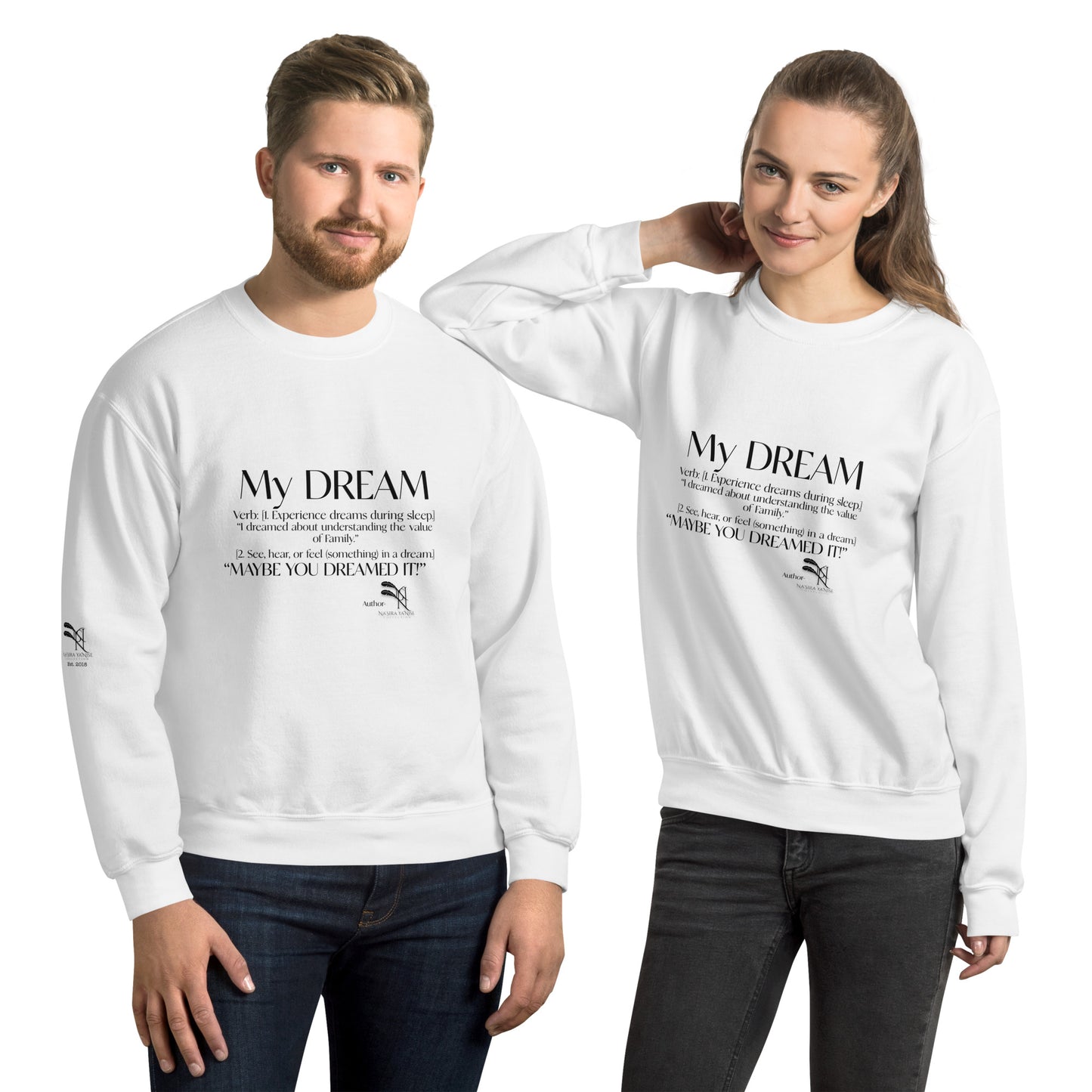 NYC Reality Collection Unisex Dream Family Sweatshirt