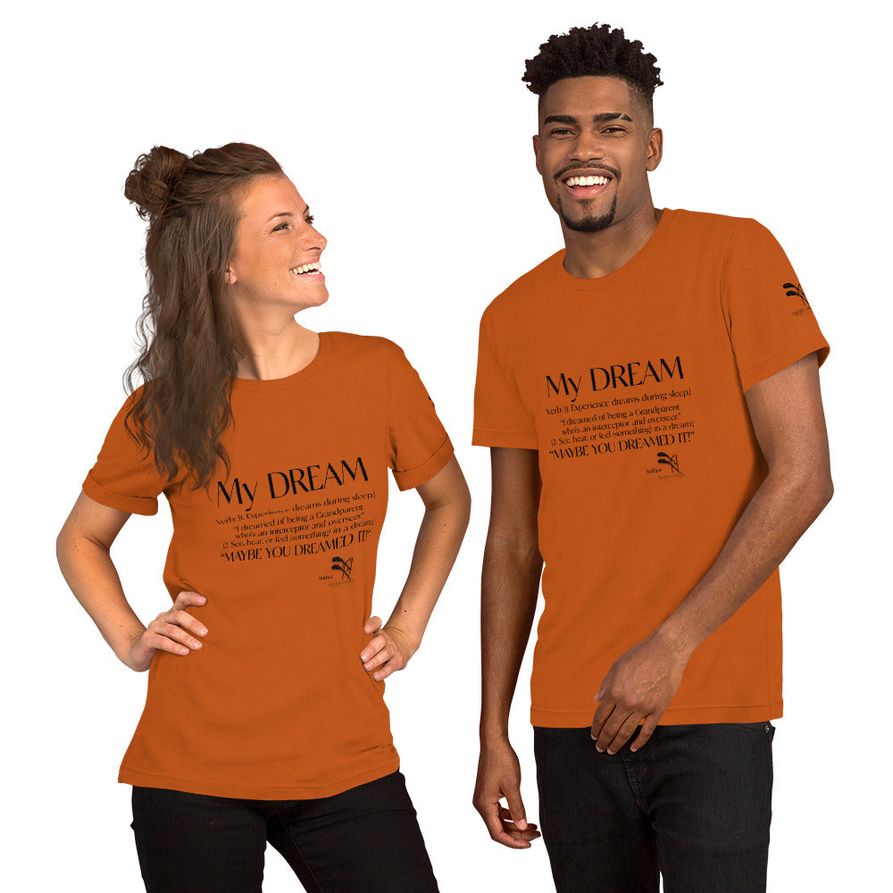 NYC Reality Collection Dream Unisex Grandparent t-shirt