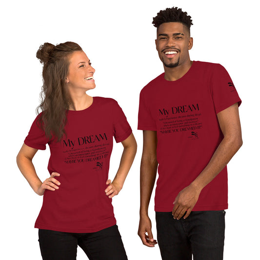 NYC Reality Collection Dream Unisex Grandparent t-shirt