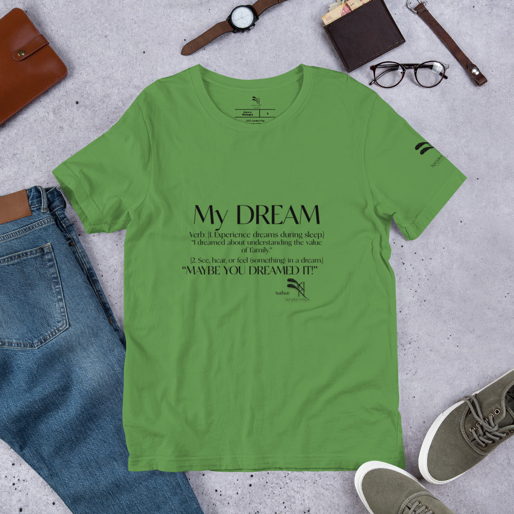 NYC Reality Collection Unisex Dream family t-shirt