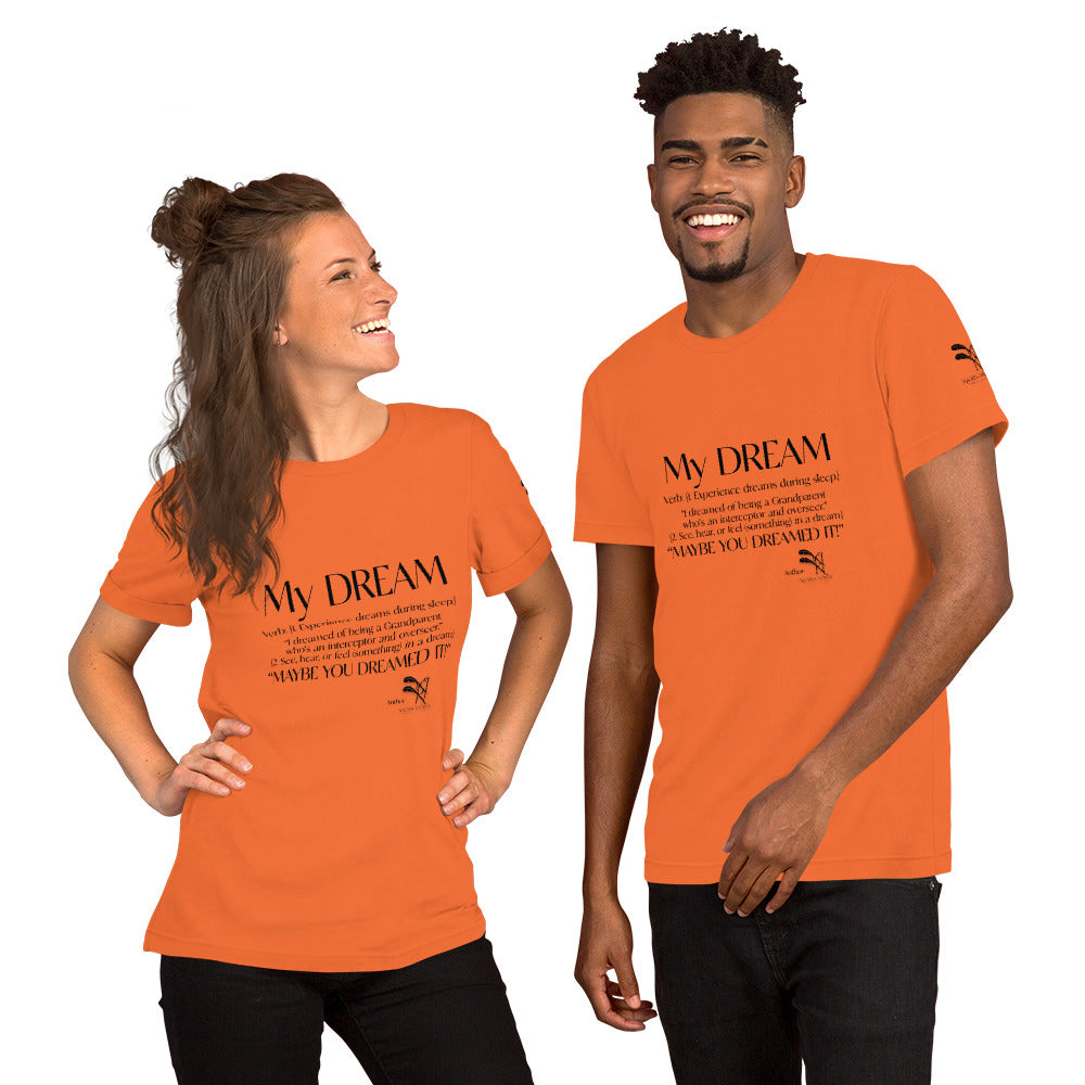 NYC Reality Collection Dream Unisex Grandparent t-shirt