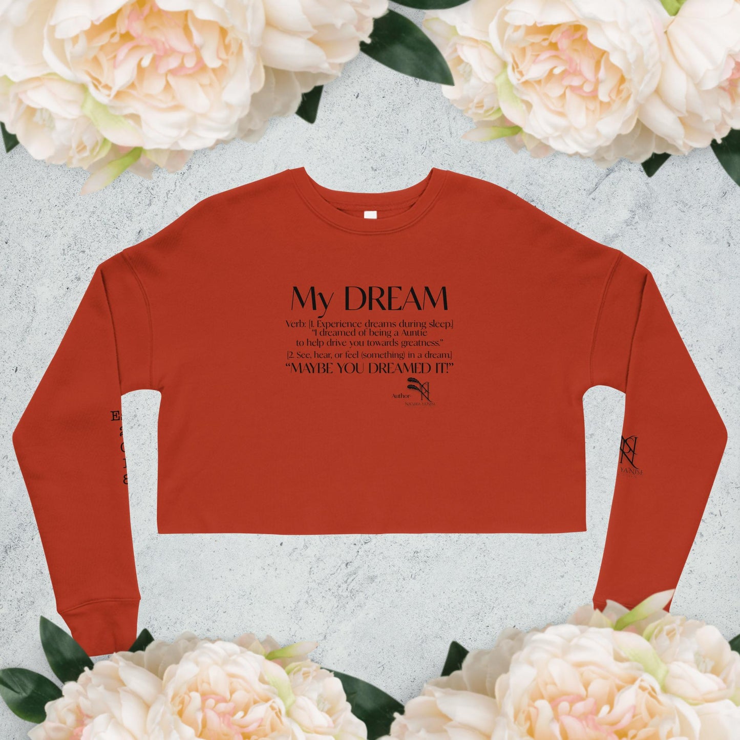 NYC Reality Collection Auntie Crop Sweatshirt