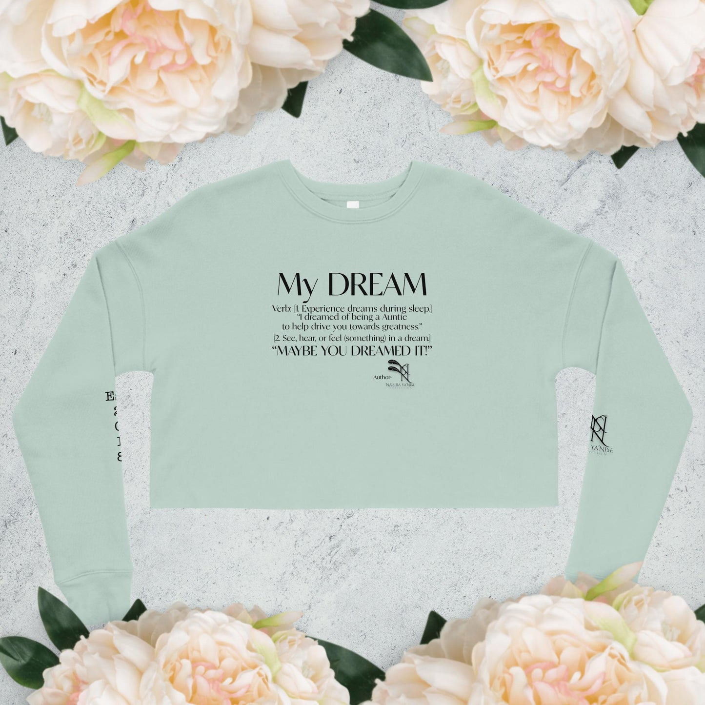 NYC Reality Collection Auntie Crop Sweatshirt