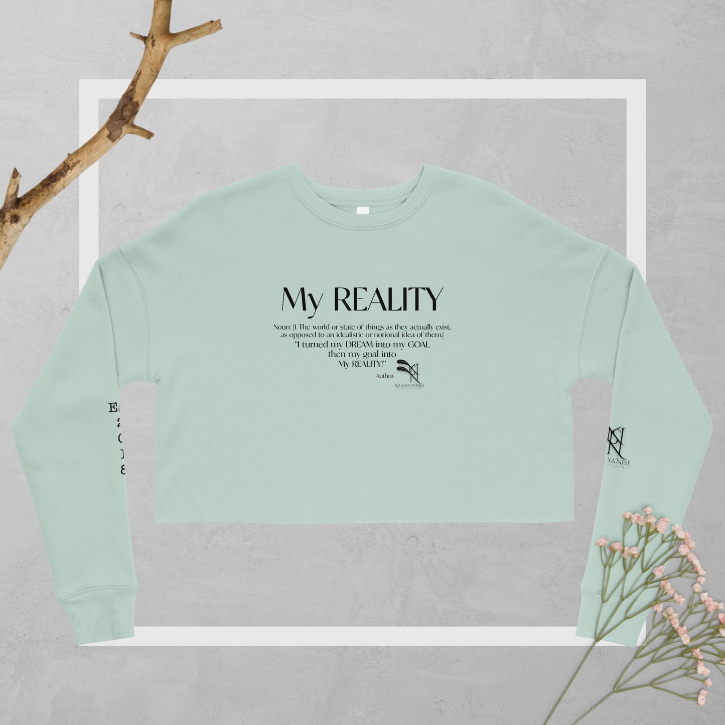 NYC Reality Crop Sweatshirt