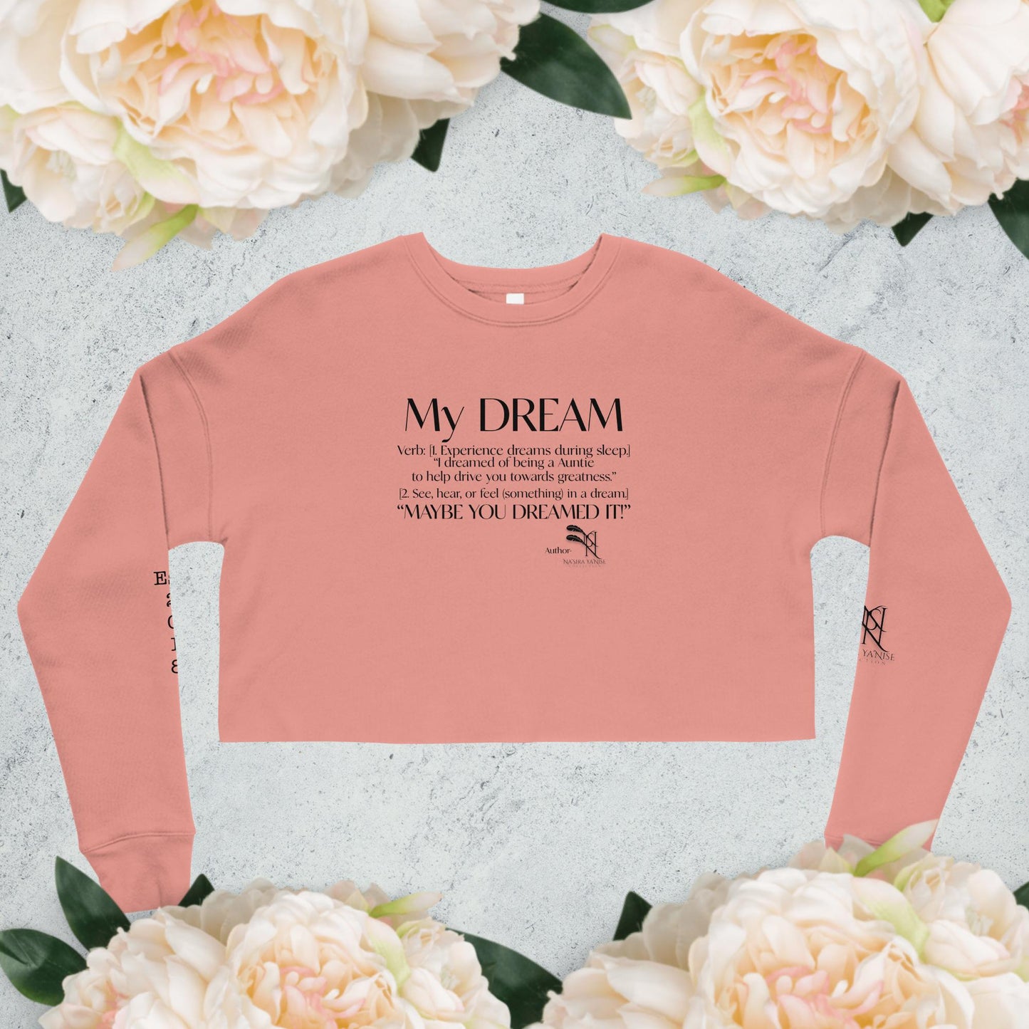 NYC Reality Collection Auntie Crop Sweatshirt