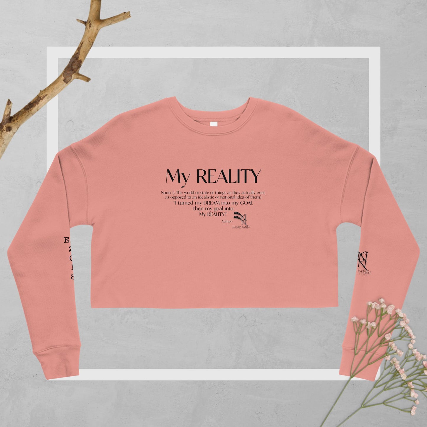 NYC Reality Crop Sweatshirt