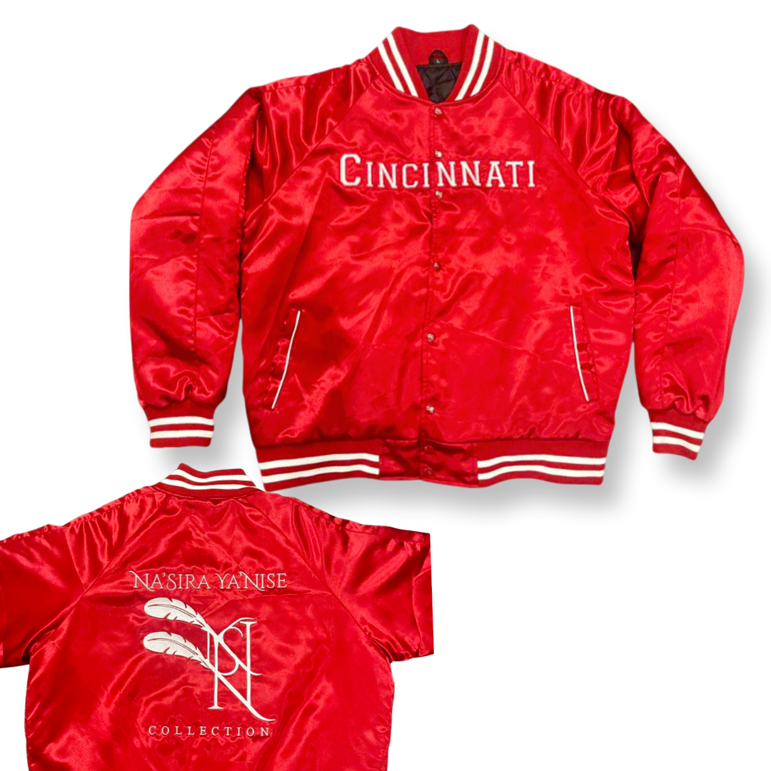 NYC Cincinnati Varsity baseball bomber Jacket